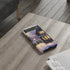 Glowing Homes in the Snow with Christmas Decorations - Impact Resistant Phone Case